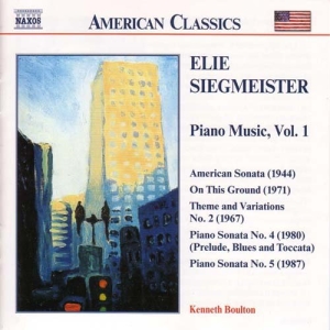 Siegmeister Elie - Piano Music Vol 1 in der Gruppe Externt_Lager / Naxoslager bei Bengans Skivbutik AB (587174)