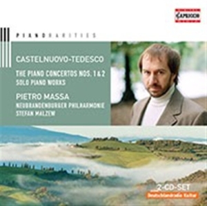 Castelnuovo-Tedesco - Piano Concertos in der Gruppe Externt_Lager / Naxoslager bei Bengans Skivbutik AB (587797)