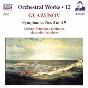 Glazunov Alexander - Symphonies 3 & 9 in der Gruppe CD / Klassiskt bei Bengans Skivbutik AB (587997)