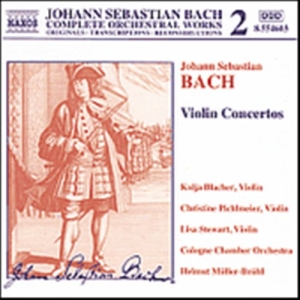 Bach Johann Sebastian - Violin Concertos in der Gruppe Externt_Lager / Naxoslager bei Bengans Skivbutik AB (588237)