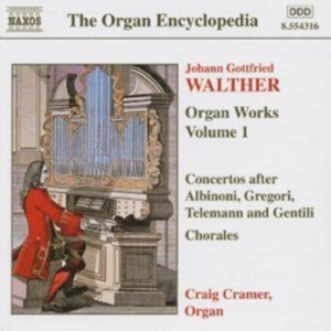 Walther Johann Gottfried - Organ Works Vol 1 in der Gruppe Externt_Lager / Naxoslager bei Bengans Skivbutik AB (588504)