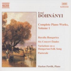 Dohnanyi Ernst - Complete Piano Works Vol 1 in der Gruppe Externt_Lager / Naxoslager bei Bengans Skivbutik AB (588509)