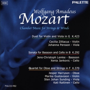 Mozart Wa - Chamber Music For Winds Vol2 in der Gruppe Externt_Lager / Naxoslager bei Bengans Skivbutik AB (588862)