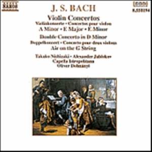 Bach Johann Sebastian - Violin Concertos in der Gruppe Externt_Lager / Naxoslager bei Bengans Skivbutik AB (589135)