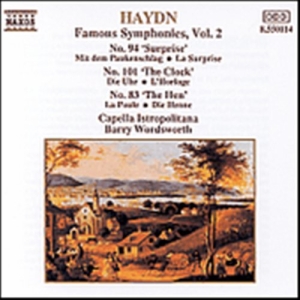 Haydn Joseph - Symphony 83 94 & 101 in der Gruppe Externt_Lager / Naxoslager bei Bengans Skivbutik AB (589149)