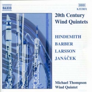 Various - 20Th Century Wind Quintets in der Gruppe CD / Klassiskt bei Bengans Skivbutik AB (589167)