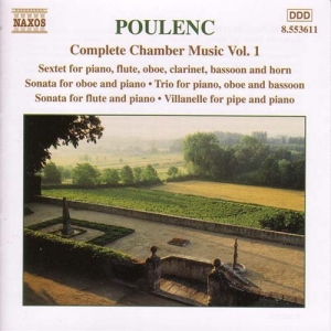 Poulenc Francis - Complete Chamber Music Vol 1 in der Gruppe Externt_Lager / Naxoslager bei Bengans Skivbutik AB (589169)