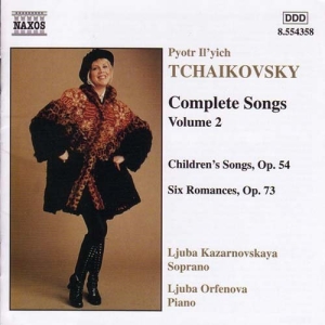 Tchaikovsky Pyotr - Complete Songs Vol 2 in der Gruppe CD bei Bengans Skivbutik AB (589618)
