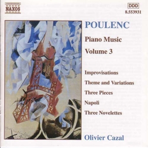 Poulenc Francis - Piano Music Vol 3 in der Gruppe Externt_Lager / Naxoslager bei Bengans Skivbutik AB (589619)