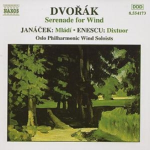 Dvorak/Janacek/Enescu - Serenade For Wind in der Gruppe Externt_Lager / Naxoslager bei Bengans Skivbutik AB (590075)