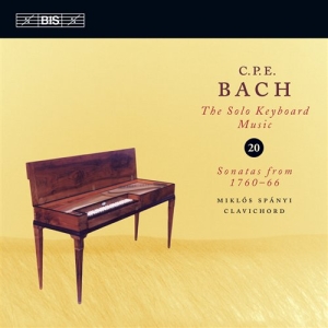 Cpe Bach - Solo Keyboard Works Vol 20 in der Gruppe CD bei Bengans Skivbutik AB (590634)