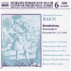 Bach Johann Sebastian - Brandenburg Concertos I in der Gruppe Externt_Lager / Naxoslager bei Bengans Skivbutik AB (590955)