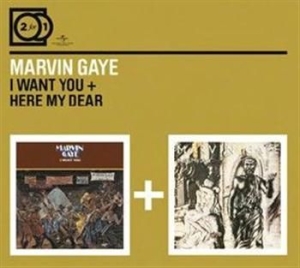 Marvin Gaye - 2For1 I Want You/Here My Dear in der Gruppe CD / Pop bei Bengans Skivbutik AB (591096)