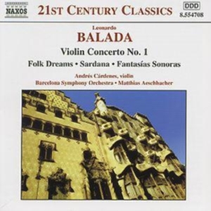 Balada Leonardo - Violin Concerto 1 in der Gruppe Externt_Lager / Naxoslager bei Bengans Skivbutik AB (592551)