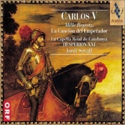 Savall Jordi - Carlos V - Mille Regretz / La in der Gruppe Externt_Lager / Naxoslager bei Bengans Skivbutik AB (593009)