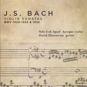 Nils-Erik Sparf/ David Härenstam - Bach: Violinsonater in der Gruppe CD bei Bengans Skivbutik AB (593248)