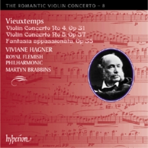 Vieuxtemps - The Romantic Violin Concerto Vol 8 in der Gruppe Externt_Lager / Naxoslager bei Bengans Skivbutik AB (593255)