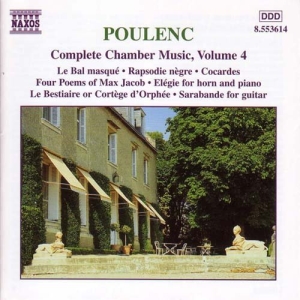 Poulenc Francis - Complete Chamber Music Vol 4 in der Gruppe Externt_Lager / Naxoslager bei Bengans Skivbutik AB (593773)