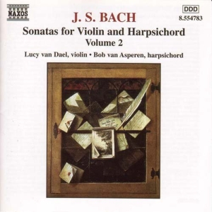 Bach Johann Sebastian - Sonatas For Violin & Harpsicho in der Gruppe Externt_Lager / Naxoslager bei Bengans Skivbutik AB (593780)