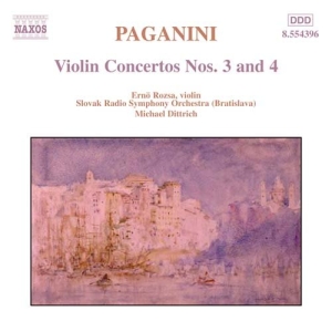 Paganini Nicolo - Violin Concertos Nos 3 & 4 in der Gruppe Externt_Lager / Naxoslager bei Bengans Skivbutik AB (594473)