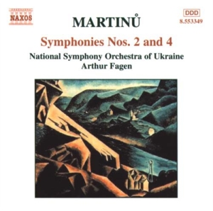Martinu Bohuslav - Symphonies 2 & 4 in der Gruppe Externt_Lager / Naxoslager bei Bengans Skivbutik AB (594476)