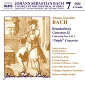 Bach Johann Sebastian - Brandenburg Concertos Ii in der Gruppe Externt_Lager / Naxoslager bei Bengans Skivbutik AB (595585)