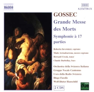 Gossec Francois-Joseph - Grande Messe Des Morts in der Gruppe Externt_Lager / Naxoslager bei Bengans Skivbutik AB (597091)