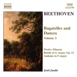 Beethoven Ludwig Van - Bagatelles & Dances Vol 3 in der Gruppe Externt_Lager / Naxoslager bei Bengans Skivbutik AB (598358)