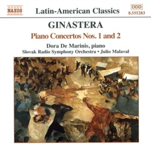 Ginastera Alberto - Piano Concertos 1 & 2 in der Gruppe Externt_Lager / Naxoslager bei Bengans Skivbutik AB (598362)