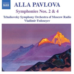 Pavlova Alla - Symphonies 2 & 4 in der Gruppe CD bei Bengans Skivbutik AB (598566)