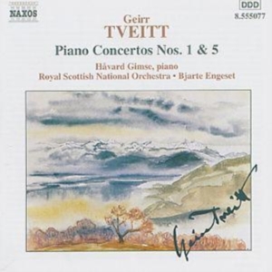 Tveitt Geirr - Piano Concertos 1 & 5 in der Gruppe Externt_Lager / Naxoslager bei Bengans Skivbutik AB (599578)