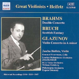 Brahms/Bruch/Glazunov - Great Violinists in der Gruppe Externt_Lager / Naxoslager bei Bengans Skivbutik AB (599601)