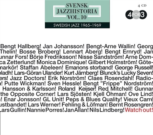 Blandade Artister - Svensk Jazzhistoria Vol. 10 in der Gruppe CD / Jazz bei Bengans Skivbutik AB (599793)