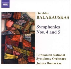 Balakauskas - Symphonies 4 & 5 in der Gruppe Externt_Lager / Naxoslager bei Bengans Skivbutik AB (600529)