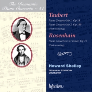 Taubert / Rosenhain - Romantic Piano Concerto Vol 51 in der Gruppe Externt_Lager / Naxoslager bei Bengans Skivbutik AB (601011)