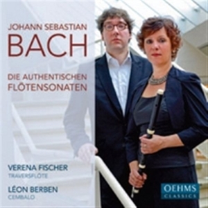 Bach - Authentic Flute Sonatas in der Gruppe Externt_Lager / Naxoslager bei Bengans Skivbutik AB (601696)
