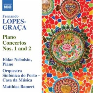 Lopes-Graca - Piano Concertos 1&2 in der Gruppe Externt_Lager / Naxoslager bei Bengans Skivbutik AB (602270)