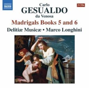 Gesualdo - Madrigals Books 5 And 6 in der Gruppe Externt_Lager / Naxoslager bei Bengans Skivbutik AB (602274)
