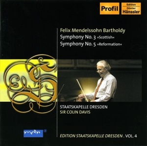 Mendelssohn - Symphonies 3 & 5 in der Gruppe CD bei Bengans Skivbutik AB (604277)