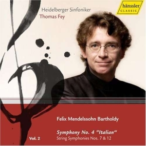 Mendelssohn-Bartholdy Felix - Symphony No. 4 Italien, String Symp in der Gruppe Externt_Lager / Naxoslager bei Bengans Skivbutik AB (604364)