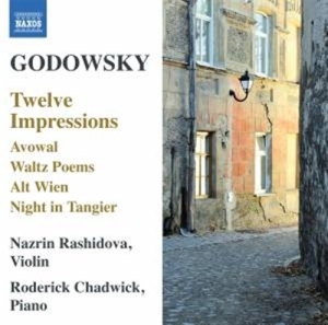 Godowsky - Works For Violin And Piano in der Gruppe Externt_Lager / Naxoslager bei Bengans Skivbutik AB (604385)