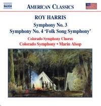 Harris - Symphonies Nos. 3 And 4 in der Gruppe Externt_Lager / Naxoslager bei Bengans Skivbutik AB (609034)