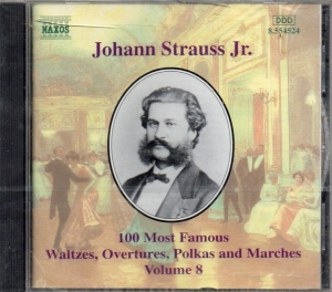 Strauss Johann Ii - 100 Most Famous Works 8 in der Gruppe Externt_Lager / Naxoslager bei Bengans Skivbutik AB (612765)