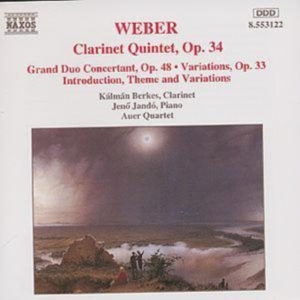 Weber Carl Maria Von - Clarinet Works in der Gruppe Externt_Lager / Naxoslager bei Bengans Skivbutik AB (612773)