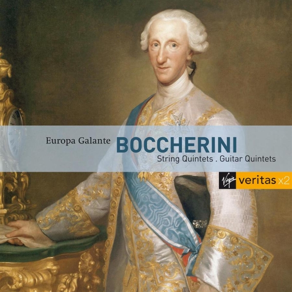 Fabio Biondi/Europa Galante - Boccherini : String & Guitar Q in der Gruppe CD / Klassiskt bei Bengans Skivbutik AB (616917)