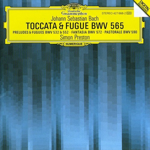 Bach - Toccata & Fuga Mm in der Gruppe CD / Klassiskt bei Bengans Skivbutik AB (618003)