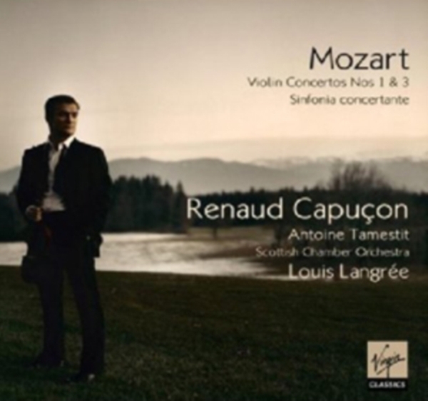 Renaud Capuçon/Antoine Tamesti - Mozart: Violin Concertos 1 & 3 in der Gruppe CD / Klassiskt bei Bengans Skivbutik AB (618225)