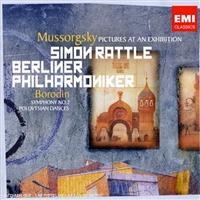 Sir Simon Rattle/Berliner Phil - Mussorgsky: Pictures At An Exh in der Gruppe CD / Klassiskt bei Bengans Skivbutik AB (618439)