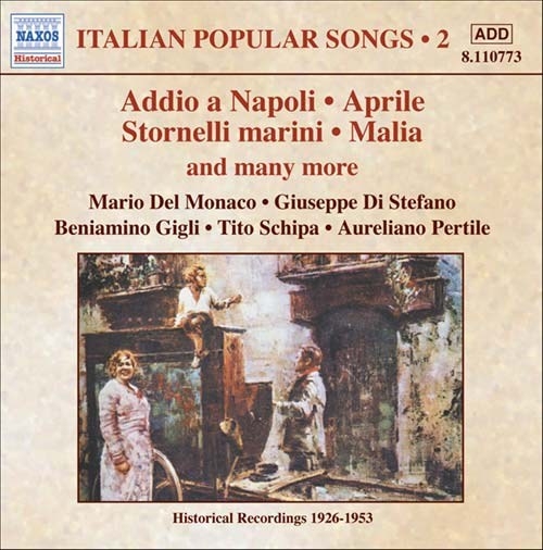 Italian Popular Songs - Volume 2 in der Gruppe CD / Bestseller bei Bengans Skivbutik AB (621393)