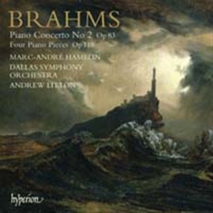 Brahms - Piano Concerto 2, Four Piano P in der Gruppe Externt_Lager / Naxoslager bei Bengans Skivbutik AB (621545)
